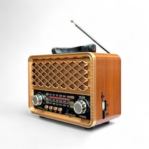 Rt-735 Nostalji Eskitme Radyo Güneş Panelli,üç Bant Özellikli Nostaljik Radyo