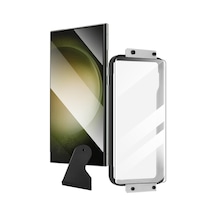 Galaxy   Uyumlu  S24 Ultra Zore Hizalama Aparatlı Estek Easy Body Ekran Koruyucu-siyah