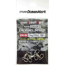 Som Ogm Ocean Snap Rulmanlı Çift Taraf Klips Os3W-Bb 25Kg 55Lb