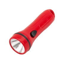 POWERMASTER YAJIA YL-1208 1W LEDLİ PİLLİ EL FENERİ Kırmızı