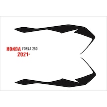 Forza 250 2021-2 Parça Tank Pad Grenaj Kaplama Siyah
