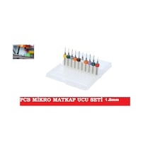 Pcb Delme Mikro Mini Karbür Matkap Ucu 1.8mm 10lu P