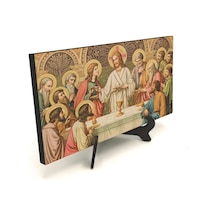Eucharist Rabbin Sofrası Baskılı Mdf Masaüstlük 10x20