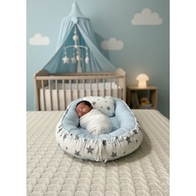 Babynest Yer Yatağı Yıldızlı Mavi Bebeciden
