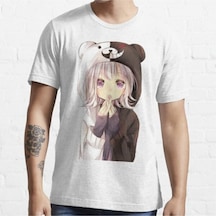 Noıssey Kırmızı Etiket Gala Unisex Anime Essential Beyaz T-shirt 2222 07379