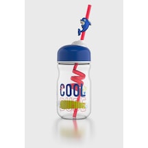 Renga Bubble Kids Desenli 370 Ml Pipetli Cam Şişe 182048 Mavi