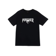 Stoned&Fame Unisex Siyah Kuru Kafa Baskılı T-shirt SIYAH Siyah