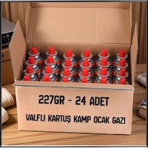 Uyguna-yakala 227gr - 24 Adet Valfli Kartuş Kamp Ocak Gazı-ykt.202 Çok Renkli