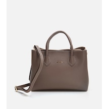 Hotiç Kadın Deri Vizon Omuz Çantası 03cah290350a450 Vizon