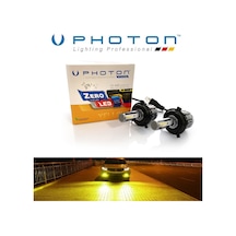 H4 Led Xenon Oto Ampul Photon Zero Fansız Sarı