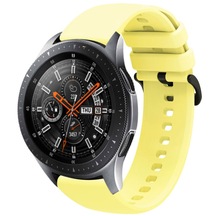Huawei Watch 3 Pro Kayış Termoplastik Perforated Kordon Sarı