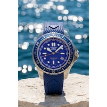 Xpro Dive 200 Erkek Kol Saati 42.8 Mm Safir Cam 20 Atm Mavi Silikon Kayışlı Dalış Saati Siyah - 872508884 Siyah