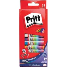 Pritt Pastel Boya Karton Kutu 12 Renk 1048061 Çok Renkli