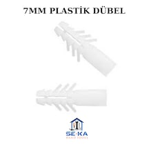 7mm Plastik Dübel 200 Adet