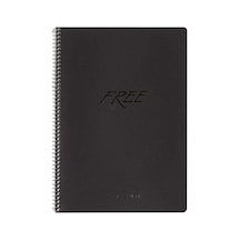 A4 80 Yaprak Kareli Pp Kap.free Platinum Defter Çok Renkli