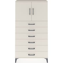 Arges Dolap 2 Raflı 6 Çekmeceli 2 Kapaklı 88x30x163 Aytaşı-ay... Aytaşı