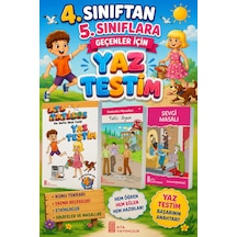 4.sınıftan 5.sınıflara Geçenler İçin Yaz Testim 2 Adet Hikaye Kitabı Hediyeli