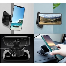 Delux Serisi Araba Telefon Tutucu Ofis Masası Sürüş Güvenliği Torpido Aksesuarı Diğer
