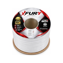 Fury 64 Tel Rg6-u6 Koaksiyel Tv Ve Uydu Anten Kablosu 100 Metre