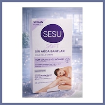 Bezos Sesu Soft Sir Ağda Bantları 32 Adet Vegan Formula Tüm Vücut Ve Yüz İçin Soğuk Ağda Bandı Dlra