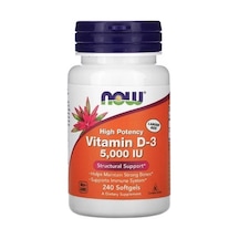 Now Foods, Vitamin D3 High Potency, 125 Μg 5000 Iu , 240 Softg