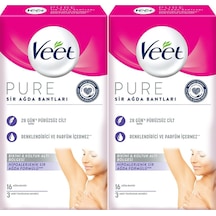 Veet Pure Hipoalerjenik Bikini & Koltuk Altı Bölgesi Sir Ağda Bandı 2 x 16'lı