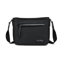 Smart Bags Twill Dimi Kumaş Postacı Kadın Çantası 3324 Siyah