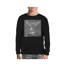 Behemoth - Evangelia Heretika Siyah Çocuk Sweatshirt Siyah