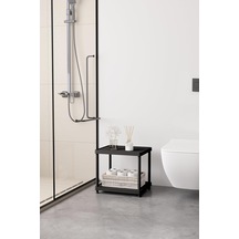 2 Katlı 33x40 Ekstra Geniş Düzenleyici Mutfak Ve Banyo Rafı Sehpa Çok Renkli