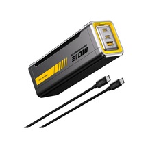 Starship 20.000 Mah 310w Pd3.1 Powerbank, Akıllı Dijital Göstergeli 2si1 Arada Taşınabilir Hızlı Şarj Cihazı, Şarj İstasyonu, Siyah