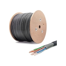 Cat6 Kablo 8 Metre Siyah Jaksız