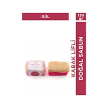 Volkan Ates Natural & Beauty Gül Özlü Kabak Lifli Doğal Sabun 130 Gr