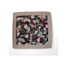 Patchwork Çılgın Koltuk Örtüsü Çok Renkli