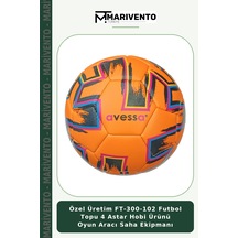 Özel Üretim Ft-300-102 Futbol Topu 4 Astar Hobi Ürünü Oyun Aracı Saha Ekipmanı Çok Renkli