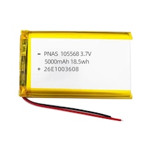 105568 5000mah 3.7v Lityum Polimer Pil Batarya Değişim
