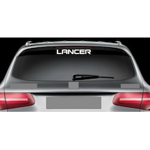 Mitsubishi Lancer Araba Arka Cam Sticker Yapıştırma