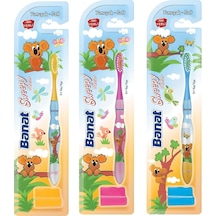 Sweepy Jr. Diş Fırçaı Yumuşak Açık Ahşap