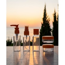 Kozmetik Dolum Seti 30 Ml 5 Parça Sızdırmaz Seyahat Boy
