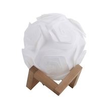 Szypzstore Aydınlatma Ay Lambası 5.9 Inç 16 Renk Led 3d Ay Işığı, Kız Erkek Çocuklar Kadınlar Için Lamba Ay Gece Lambası Doğum Günü 3z1lgq Beyaz