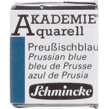 Schmincke Akademie Aquarell Yarım Tablet Sulu Boya 445 Prussian Blue
