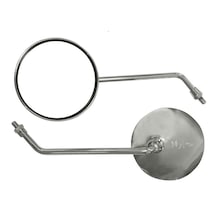 Ebike/scooter/motor Yuvarlak Nikel Ayna Tk 8mm Bağlantılı