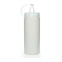 Şeffaf Kapaklı Sızdırmaz Yağlık Sosluk Şişesi Plastik Yağdanlık 400 Ml. Ap-9028