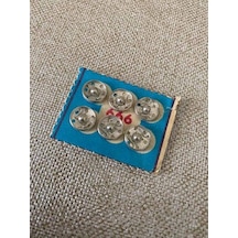 Antika Çıtçıt Düğme 1cm X 6lı - Bakkaliye Koleksiyon Çıt Çıt Düğme