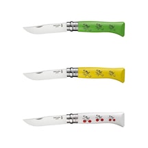 Opinel Inox 8 No Işlemeli̇ Kamp  Çakı (Bisiklet İşl) Yeşil