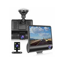 Vkemall Webcam Full Hd Ön Arka Ve İç Üç Lensli Araç Gösterge Paneli Kamerası - Depola Siyah