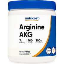 Nutricost Arginine Akg 300 Gr. 100 Servis