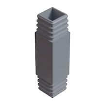Cateksss 40x40 Mm Kademeli Profil Ara Bağl Aparatı Ral7035 - 46 Lı Paket Gri