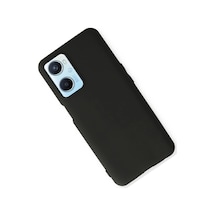 Oppo A96 Kılıf First Silikon - Siyah Evimdeyokyok