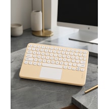 Bluetooth Klavye Touchpad Slim Ucztouchpad3-1