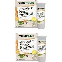 Youplus Vitamin C Çinko Propolis 20 Efervesan Tablet 2'li Paket